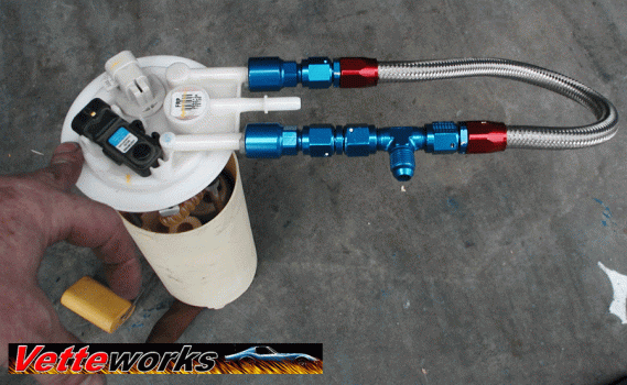 GM EFI to AN adapter fuel line kit